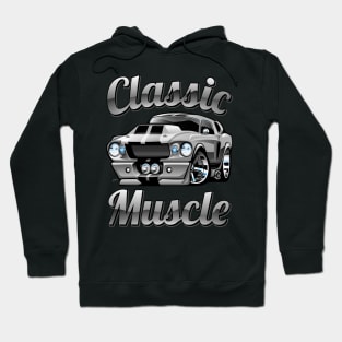 Classic Muscle Car Hot Rod Cartoon Hoodie